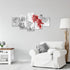 Wandbilder Wohnzimmer XXL Blumen Lilien Moderne Bild Abstrakt